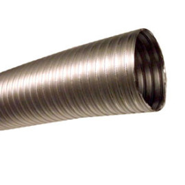 Tubo alumínio extensível 5 m D 100 mm 60 µ, T -30° a 250°C