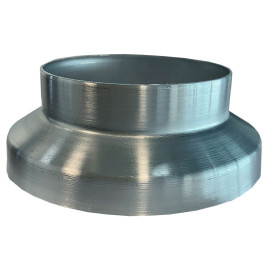 Redução circular 80 x 90 mm alumínio