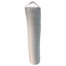 Tubo alumínio extensível branco 1 m D 90 mm 60 µ, T -30° a 250°C