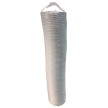Tubo alumínio extensível branco 1,5 m D 110 mm 60 µ, T -30° a 250°C