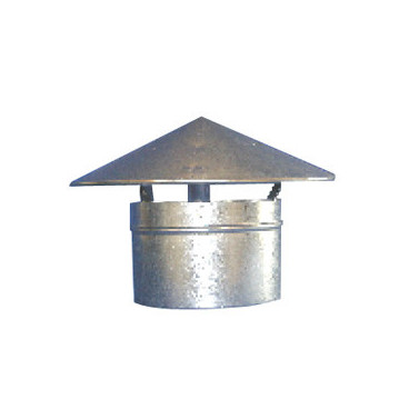 Chapéu chinês galvanizado de 100 mm Spiro