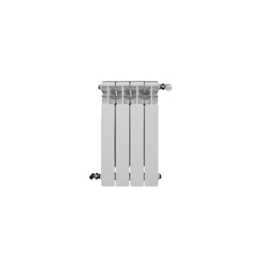 Radiador de Alumínio Condal 60 mm com 4 elementos, 500 mm entre eixos, Baxi 7266004