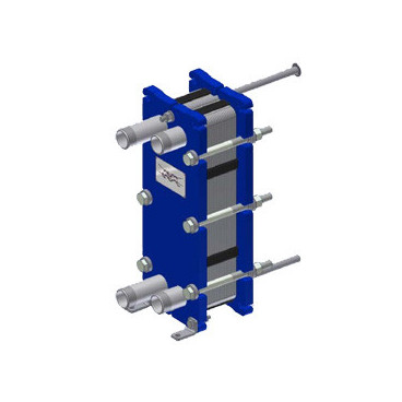 Bastidor inox 316 M3 3-28 placas para permutador Alfa Laval