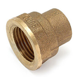 Casquilho fêmea de bronze para soldar 10 mm x 1/2''