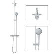 Sistema de duche com misturadora termostática e chuveiro 180 mm Euphoria, Grohe 27296001