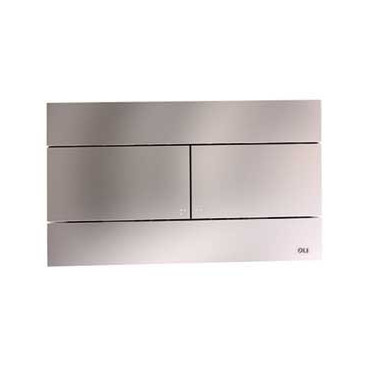 Placa de comando Slim inox dupla descarga, OLI CG23000057141