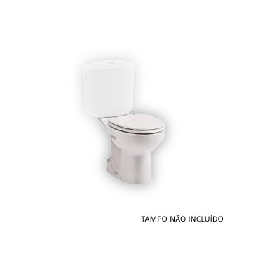 Sanita compacta MUNIQUE descarga ao chão branco, Sanitana S10012623600000