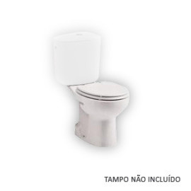 Sanita compacta MUNIQUE descarga à parede branco, Sanitana S10012723400000