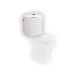 Autoclismo compacto MUNIQUE entrada inferior branco, Sanitana S10073766800000