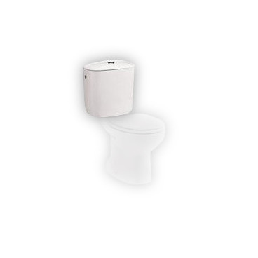 Autoclismo compacto MUNIQUE entrada inferior branco, Sanitana S10073766800000