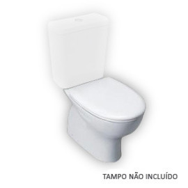 Sanita compacta POP descarga ao chão branco, Sanitana S10076723600000