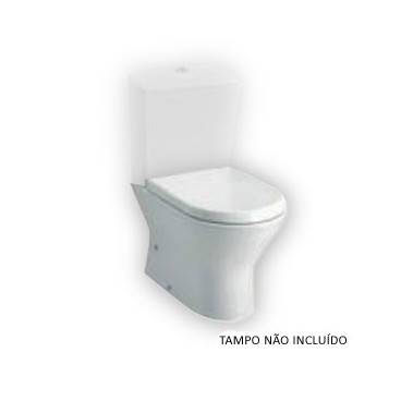 Sanita compacta NEXO SHORT BTW descarga dual branco, Sanitana S10075750300002