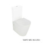 Sanita compacta GLAM BTW descarga dual branco, Sanitana S10069323300000