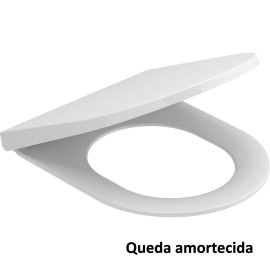 Tampo de sanita CORAL queda amortecida Termodur branco, Sanitana S80006561800000