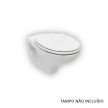 Sanita suspensa MUNIQUE branco, Sanitana S10073651000000