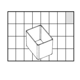 Inserts 45 x 40 x 55 mm A9-1 para Carry Lite 55, 100274 Raaco