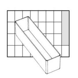 Inserts 45 x 40 x 165 mm A9-3 para Carry Lite 55, Raaco 114653