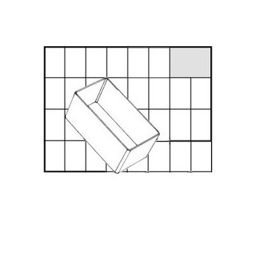 Inserts 45 x 80 x 55 mm A8-1 para Carry Lite 55, 105712 Raaco