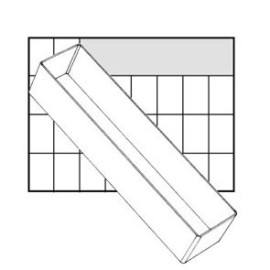 Inserts 45 x 240 x 55 mm A8-3 para Carry Lite 55, 114608 Raaco