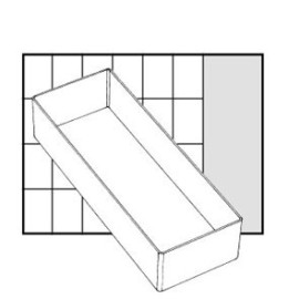 Inserts 45 x 80 x 220 mm A7-2 para Carry Lite 55, 103695 Raaco