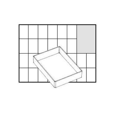 Inserts 23 x 80 x 110 mm A71 para Carry Lite 55, Raaco 115735