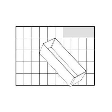 Inserts alto 67 x 160 x 55 mm BA8-2 para Carry Lite 80, 119283 Raaco