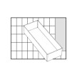 Inserts alto 67 x 80 x 220 mm BA7-2 para Carry Lite 80, 119313 Raaco