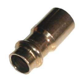 União macho-fêmea 18 x 15 mm de prensar para tubo de cobre