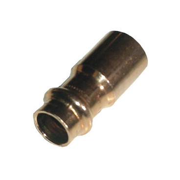 União macho-fêmea 35 x 28 mm de prensar para tubo de cobre