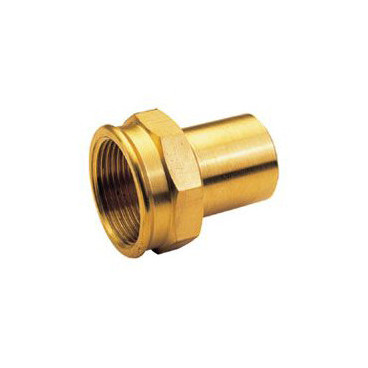 Adaptador macho rosca fêmea 28 mm x 1'' de prensar para tubo de cobre