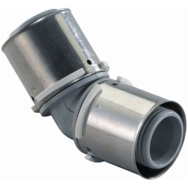 Joelho 45º 63 mm PPSU multicamada Unipipe, Uponor 1032879