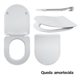 Tampo sanita Amiral extra-plano, termodur, queda amortecida, Wirquin