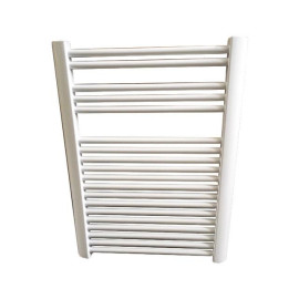 Radiador seca toalhas branco 80 cm com 50 cm entre eixos