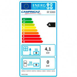 Aquecedor a gás por infravermelho, preto, Campingaz IR5000