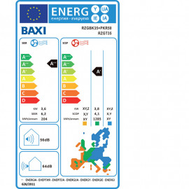 Unidade exterior Nanuk RZ2GT35, R32, ar condicionado, Baxi 7836599