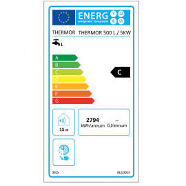 Termoacumulador GZT 500 de chão 5000 W, ErP C, Thermor 292002