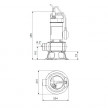 Bomba de esgoto doméstico AP 50B.50.08.A1 (230 V) 96004586 Grundfos