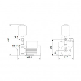 Grupo CMBE 5-62 (1x230V) , Grundfos 98374704