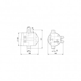 Controlador PM1-1,5 bar , Grundfos 96848693