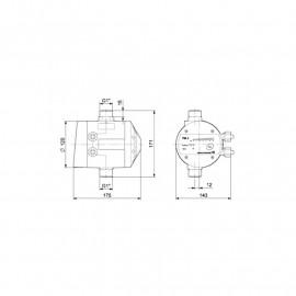 Controlador PM2-1,5 a 5 bar , Grundfos 96848740