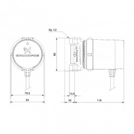 Circulador Comfort UP 15-14 B PM , Grundfos 97916771