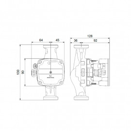 Circulador Alpha Solar 15-75 (130 mm) , Grundfos 98989298