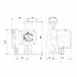 Circulador UPS2 25-80 180 mm 1''1/2, 98707853 Grundfos