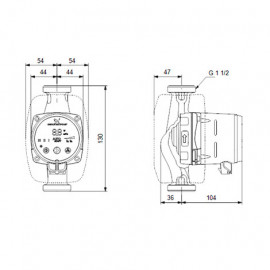 Circulador Alpha2 25-60 130 mm , Grundfos 99411150