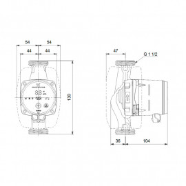 Circulador Alpha3 25-40 130 mm , Grundfos 99371952