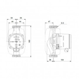 Circulador Alpha3 32-80 180 mm , Grundfos 99371965