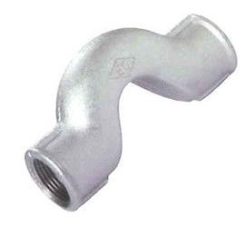 União de cruzamento 1/2" galvanizado