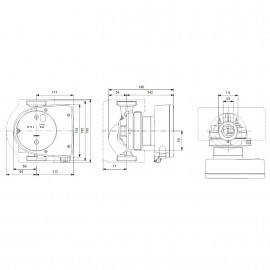 Circulador Magna1 25-100 180 PN10, monofásico, Grundfos 99221214