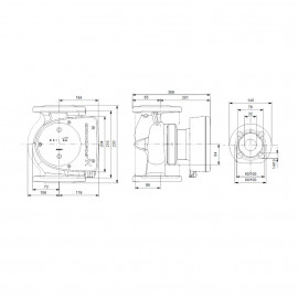 Circulador Magna1 32-120 F 180 PN10, monofásico, Grundfos 99221285