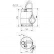 Bomba de drenagem KP 150 A1 com interruptor de nível, 230 V, 011H1600 Grundfos